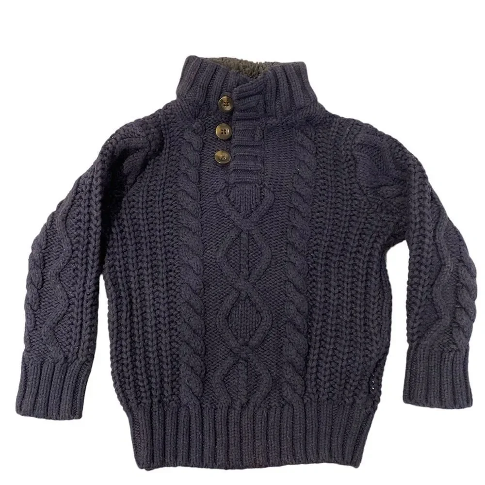 Navy Baby Gap Cable Sweater size 18-24 months